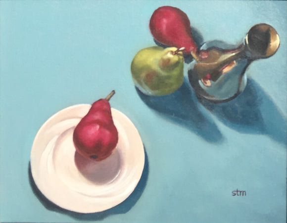 A Pear a Day - Original Oil Painting