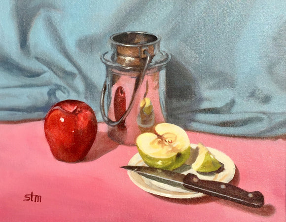 An Apple a Day - Original Oil Painting