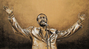 Marvin Gaye Art, Marvin Gaye Posters, Motown Legends, Afro Art, Art Posters,  African American Art, Black Art