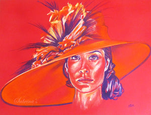 Miriam, Chalk Pastel Art, Portrait Art, Fine Art Print, Gifts for Her