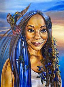 This Little Light of Mine, Inspirational Art, Positive Art, Gifts for Her, African American Art, Black Art