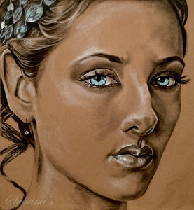 Skin Deep #3, Fine Art Giclee Print, Portraits, Charcoal Art, Large Portrait Art, Print Sale, Gifts for Her